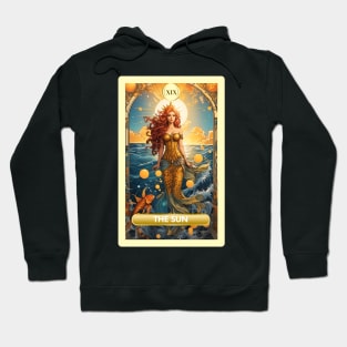 The Sun Card From the Light Mermaid Tarot Deck. Hoodie